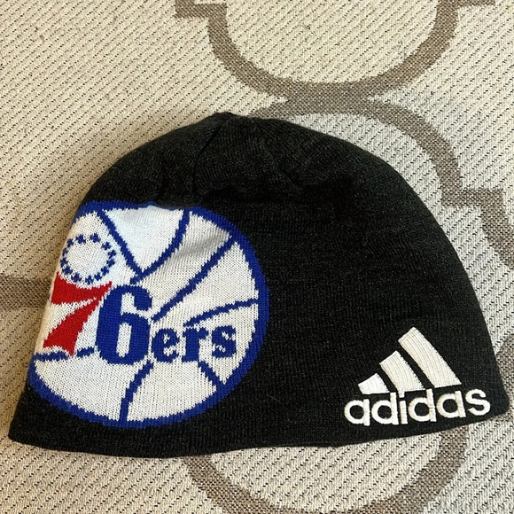 Adidas NBA Philadelphia 76’ers basketball reversible beanie - Picture 3 of 12